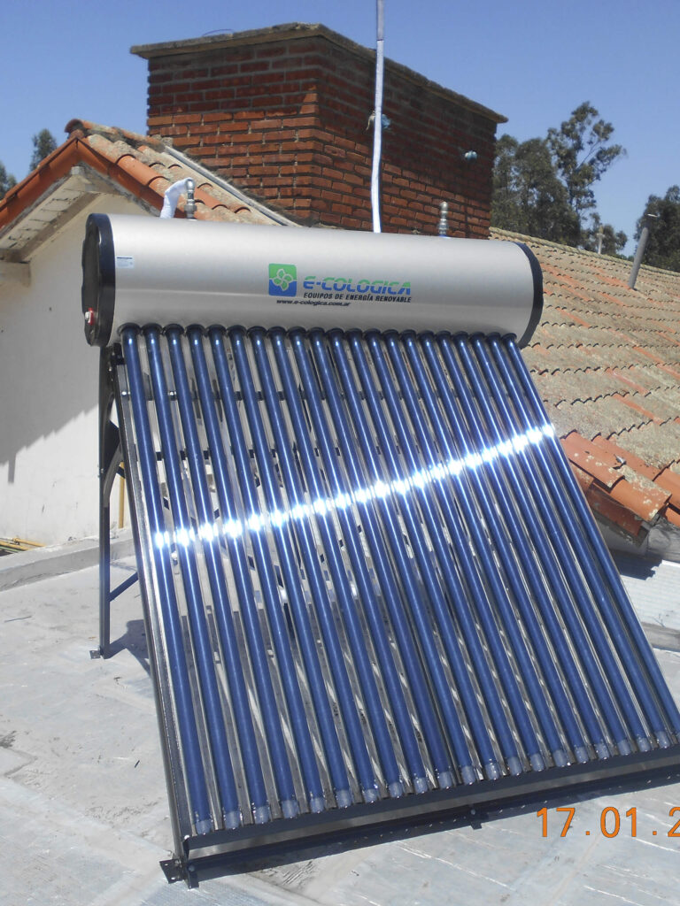 Instalación de termotanque solar